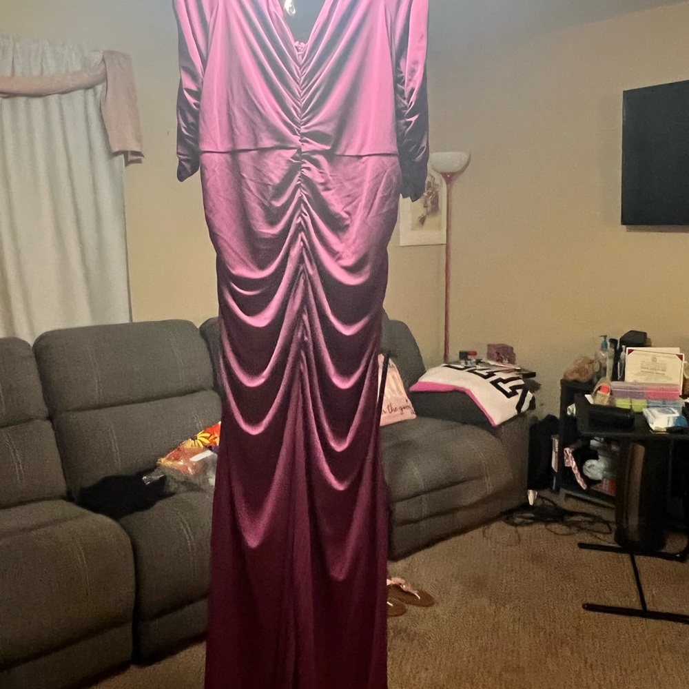 New Torrid Long Plum Evening Gown